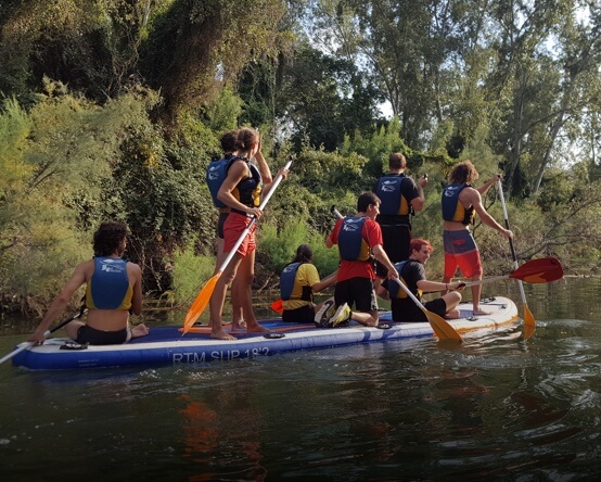 River SUP i Big SUP al riu Ebre