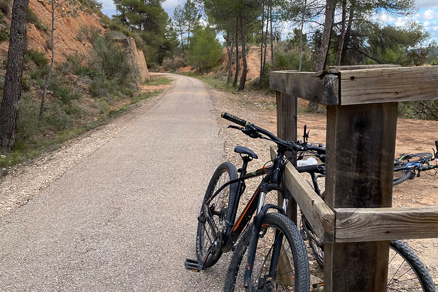 Via Verda BTT túnels i viaductes Ports de Beseit